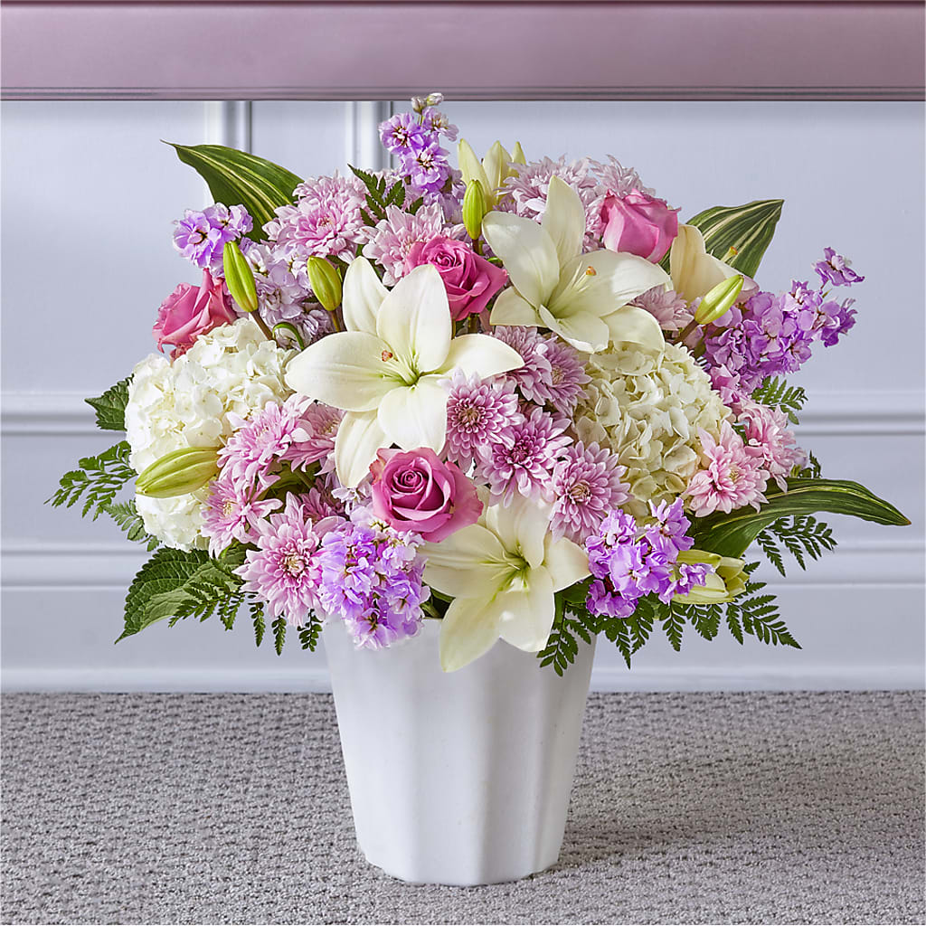 Heaven Sent Floor Basket – Buckeye Flowers, Marysville OH