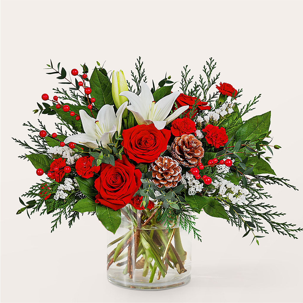 Best in Snow Bouquet – Buckeye Flowers, Marysville OH