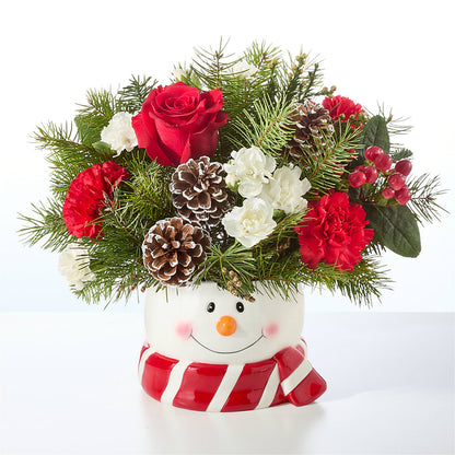 Jolly Snowman Bouquet –  Buckeye Flowers, Marysville OH