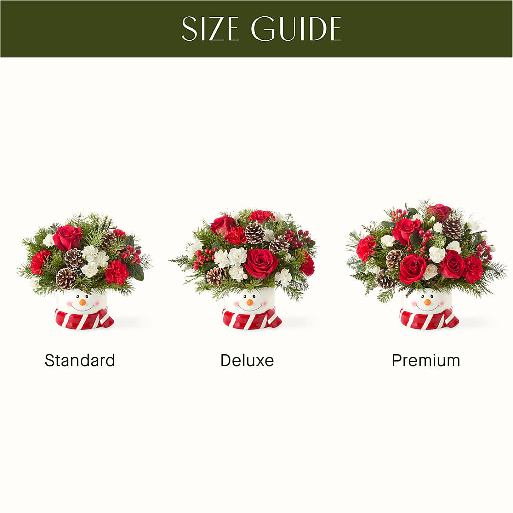 Jolly Snowman Bouquet –  Buckeye Flowers, Marysville OH