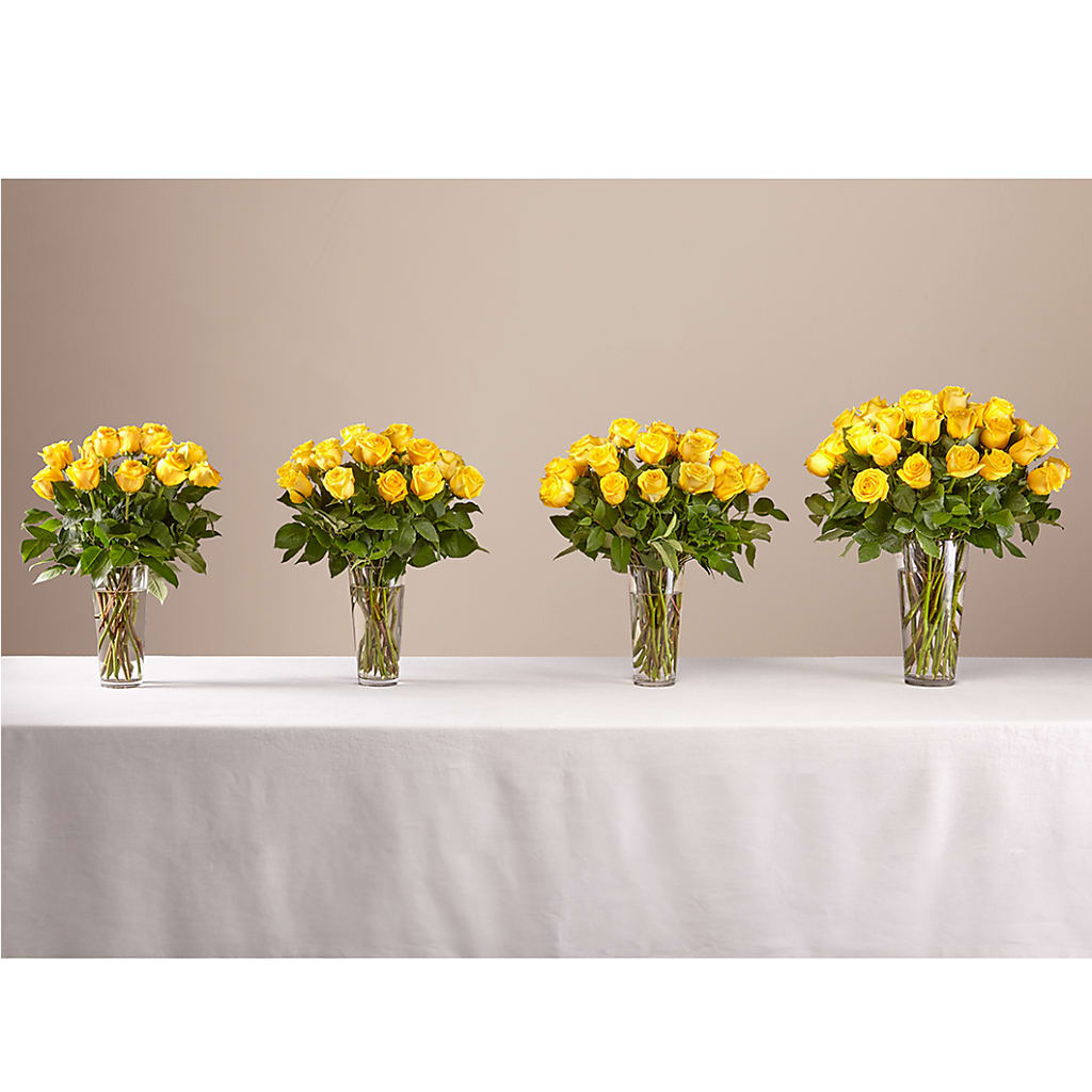 Long Stem Yellow Rose Bouquet –  Buckeye Flowers, Marysville OH