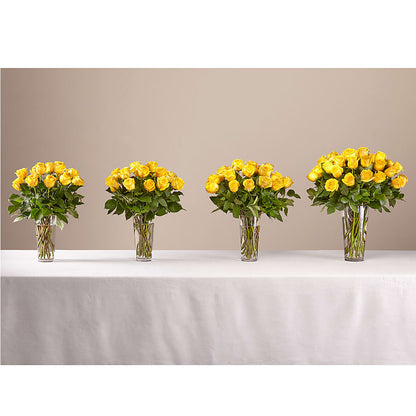 Long Stem Yellow Rose Bouquet –  Buckeye Flowers, Marysville OH