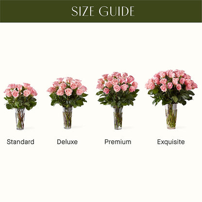 Long Stem Pink Rose Bouquet –  Buckeye Flowers, Marysville OH