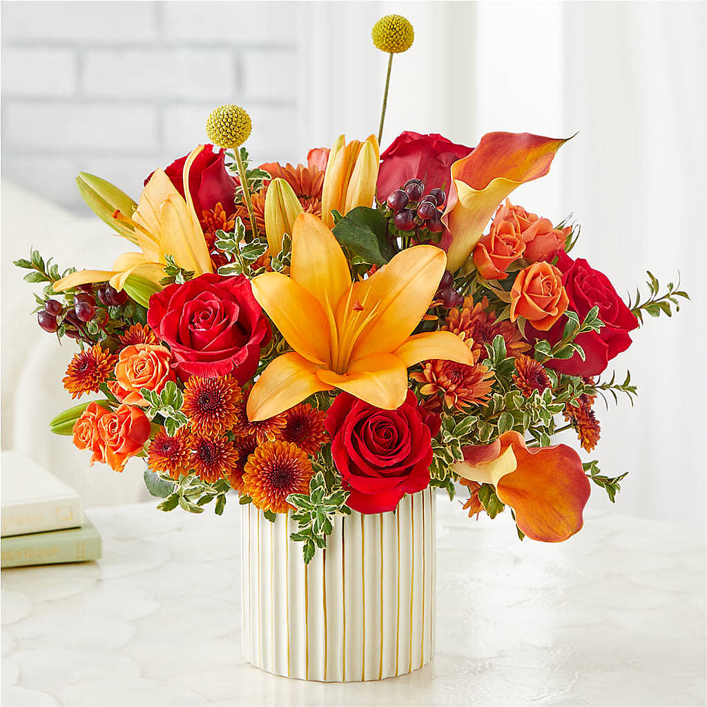 Scarlet Skies Bouquet –  Buckeye Flowers, Marysville OH