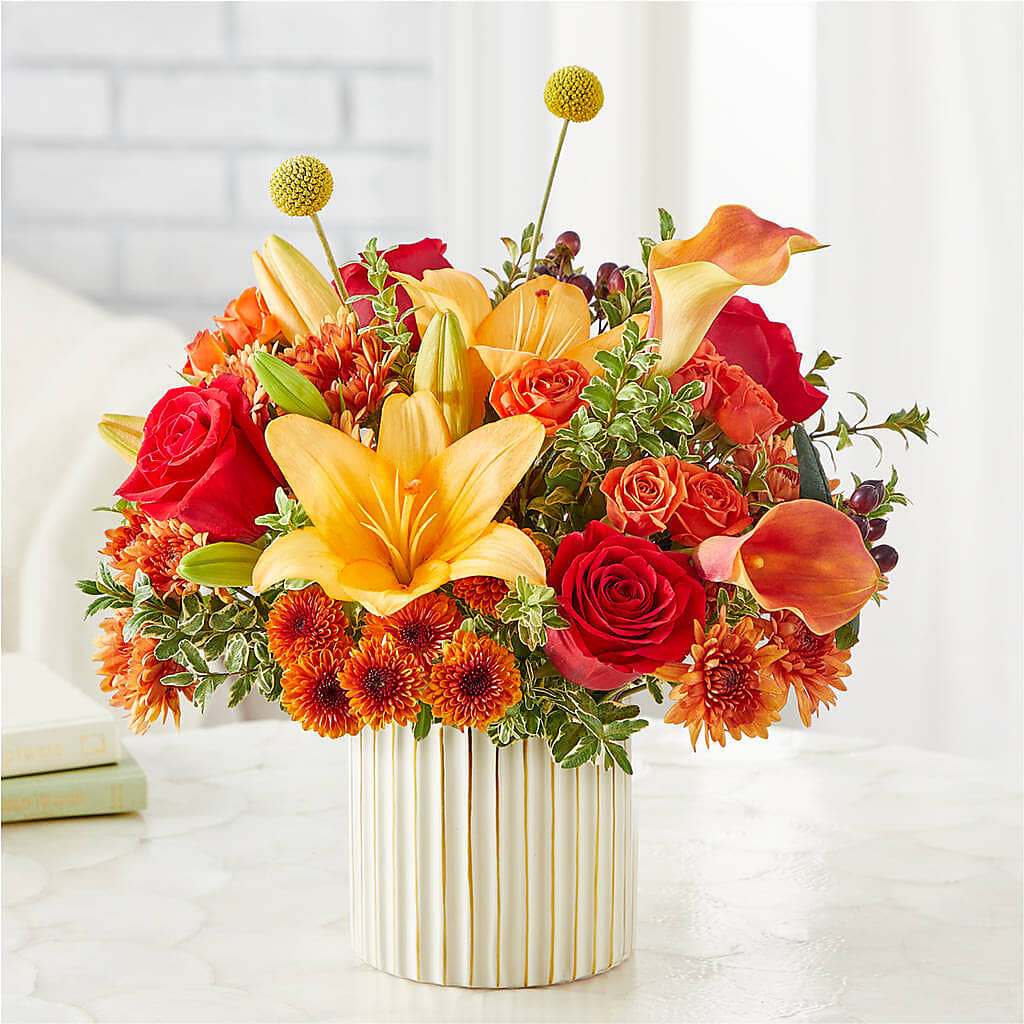 Scarlet Skies Bouquet –  Buckeye Flowers, Marysville OH