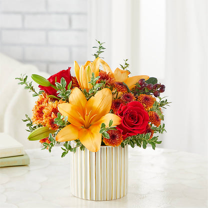 Scarlet Skies Bouquet –  Buckeye Flowers, Marysville OH