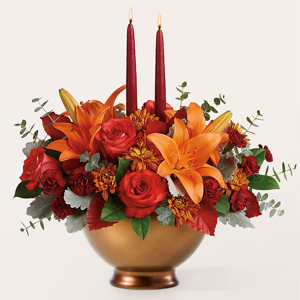 Fruits of Fall Centerpiece –  Buckeye Flowers, Marysville OH