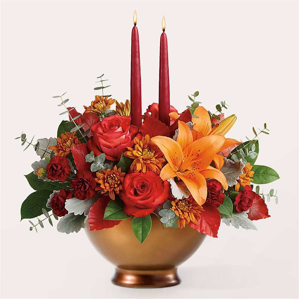 Fruits of Fall Centerpiece –  Buckeye Flowers, Marysville OH
