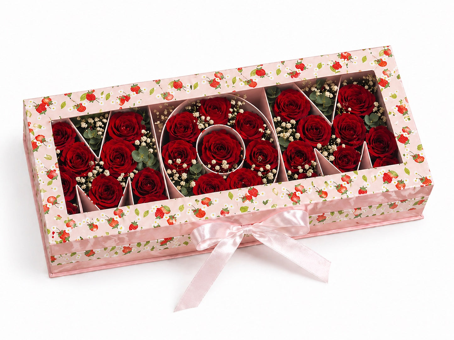 Mom rose Box - Luxury Mother's Day Floral Arrangement