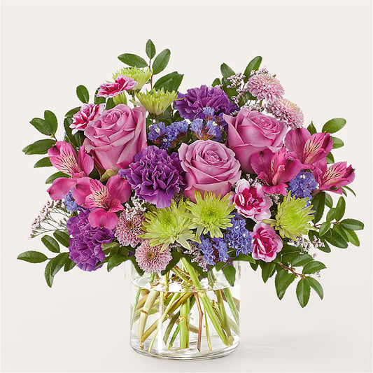 Glass Half Full Bouquet –  Buckeye Flowers, Marysville OH