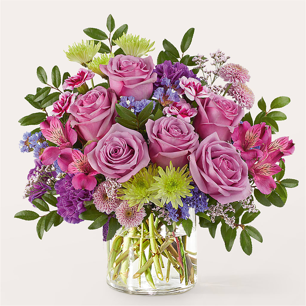 Glass Half Full Bouquet –  Buckeye Flowers, Marysville OH