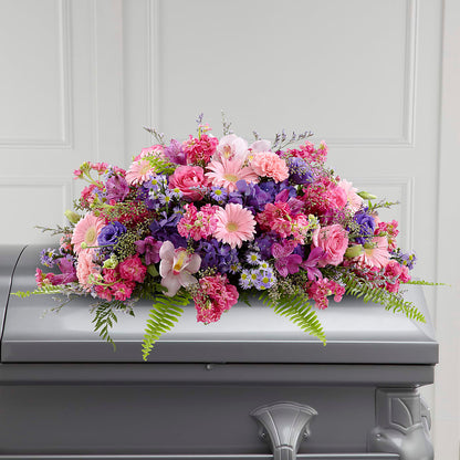 Glorious Garden Casket Spray