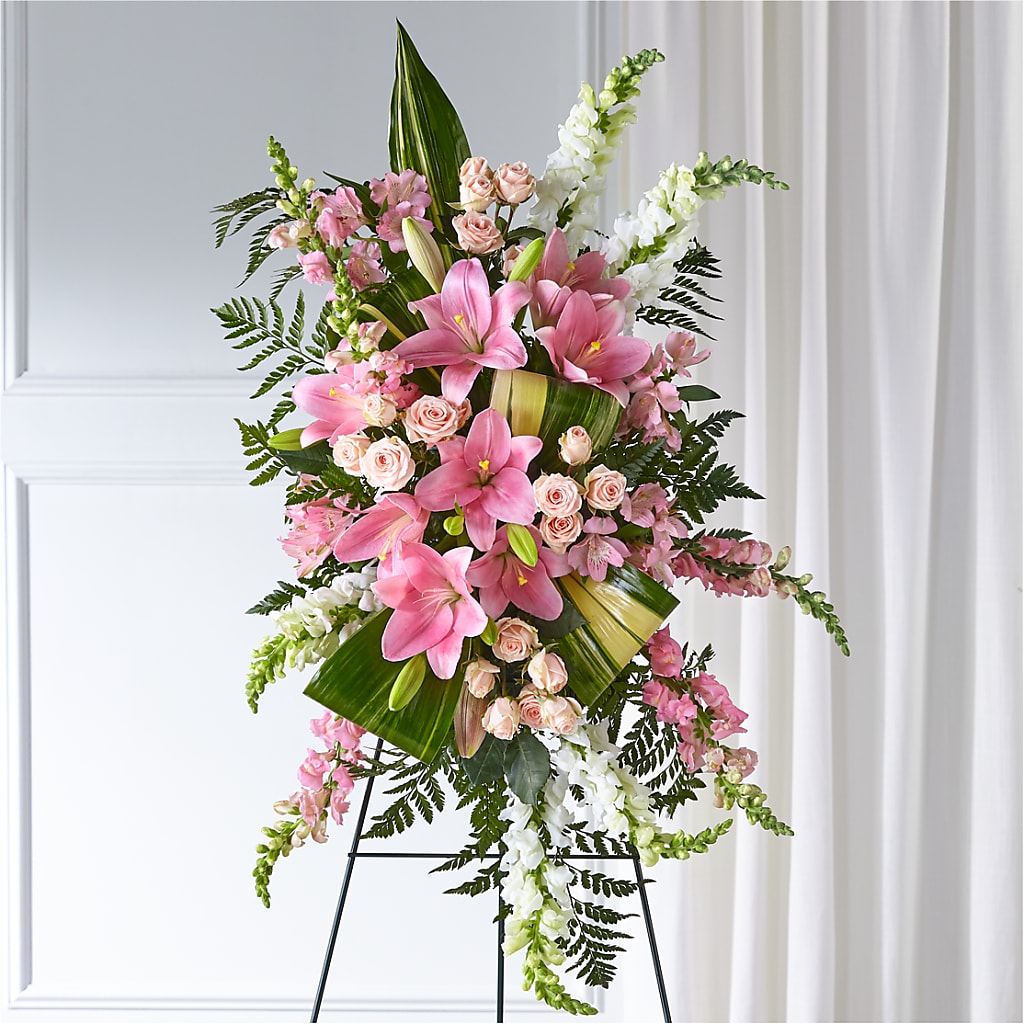 Elegant Embrace Standing Spray –  Buckeye Flowers, Marysville OH