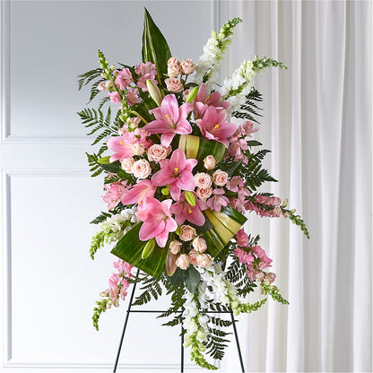 Elegant Embrace Standing Spray –  Buckeye Flowers, Marysville OH