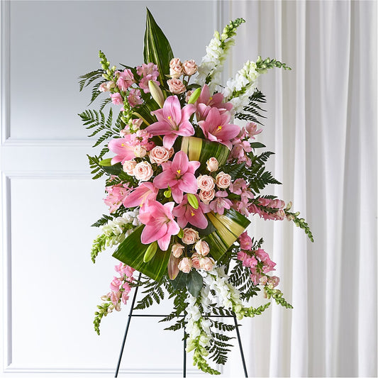 Elegant Embrace Standing Spray –  Buckeye Flowers, Marysville OH
