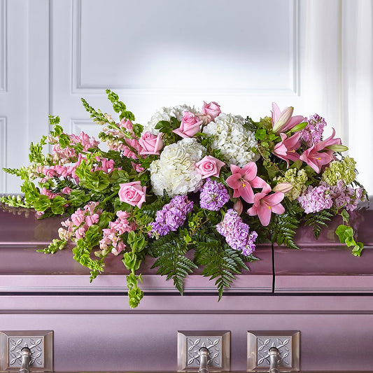 Life's Gratitude Casket Spray –  Buckeye Flowers, Marysville OH