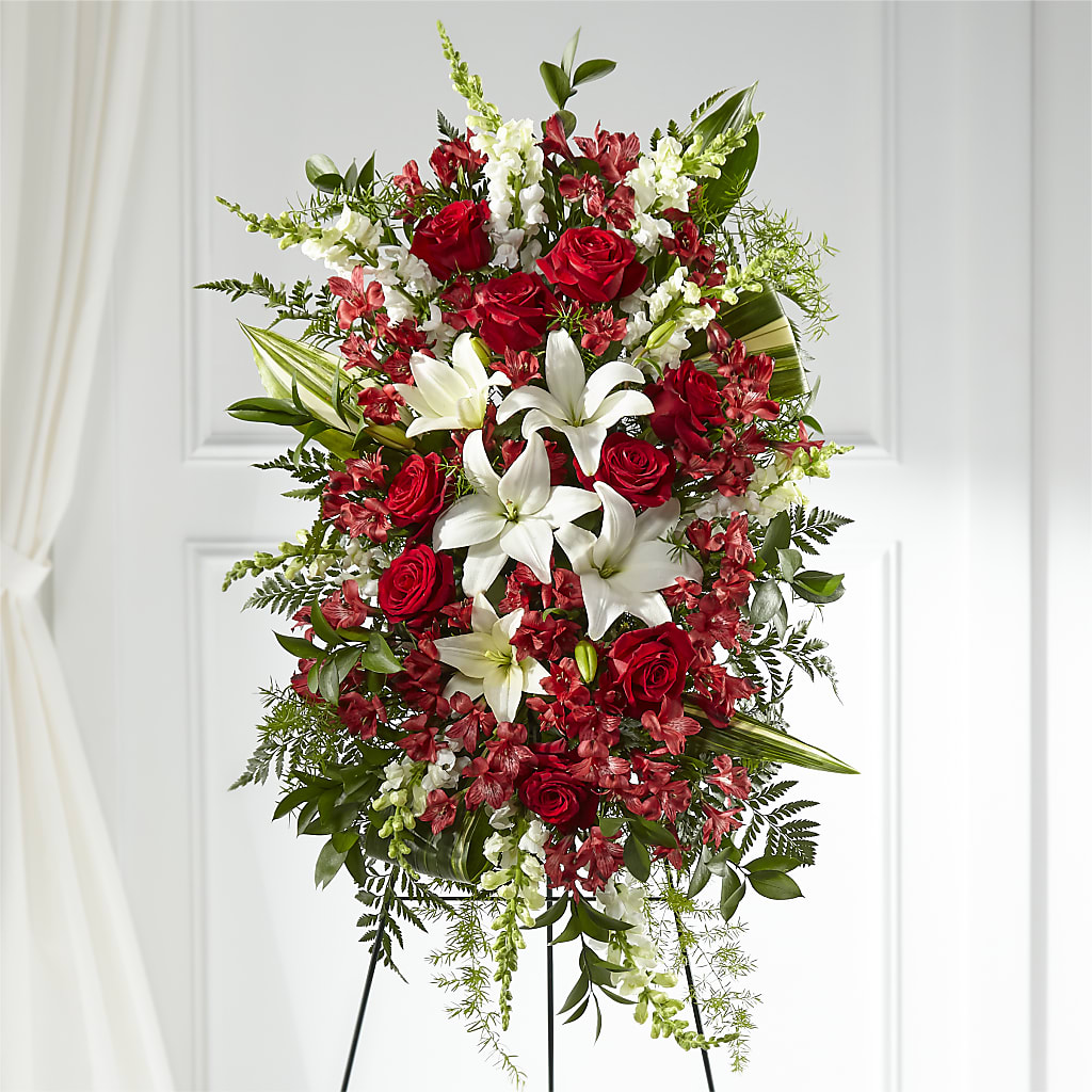Everlasting Memory Standing Spray –  Buckeye Flowers, Marysville OH