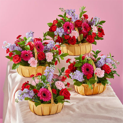 Pink Picnic Basket –  Buckeye Flowers, Marysville OH