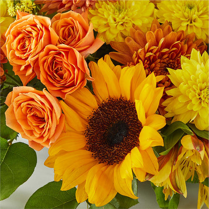 Autumn Harmony Centerpiece –  Buckeye Flowers, Marysville OH