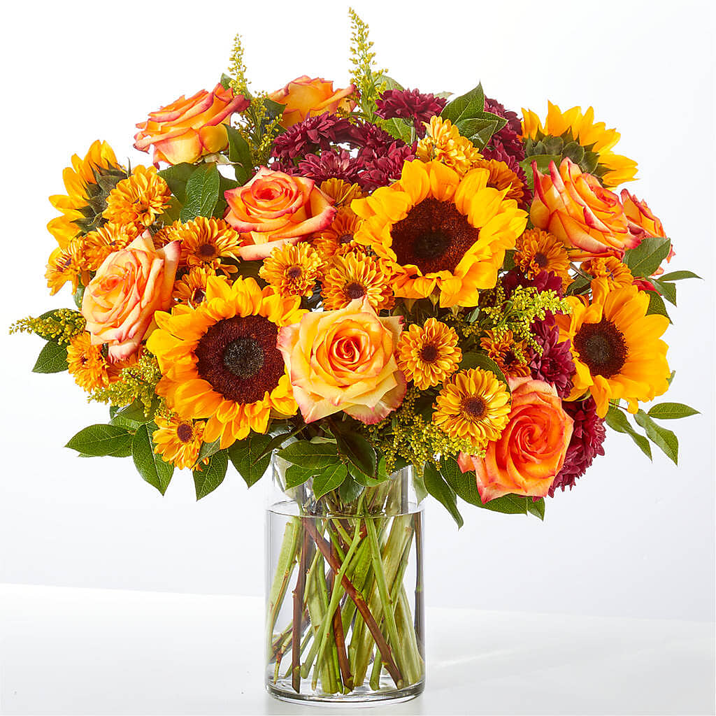 Flannel Scarf Bouquet –  Buckeye Flowers, Marysville OH