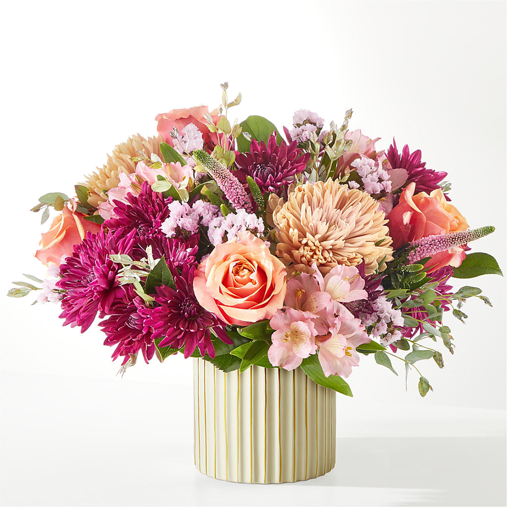 Berry Cobbler Bouquet with Ivory Vase –  Buckeye Flowers, Marysville OH