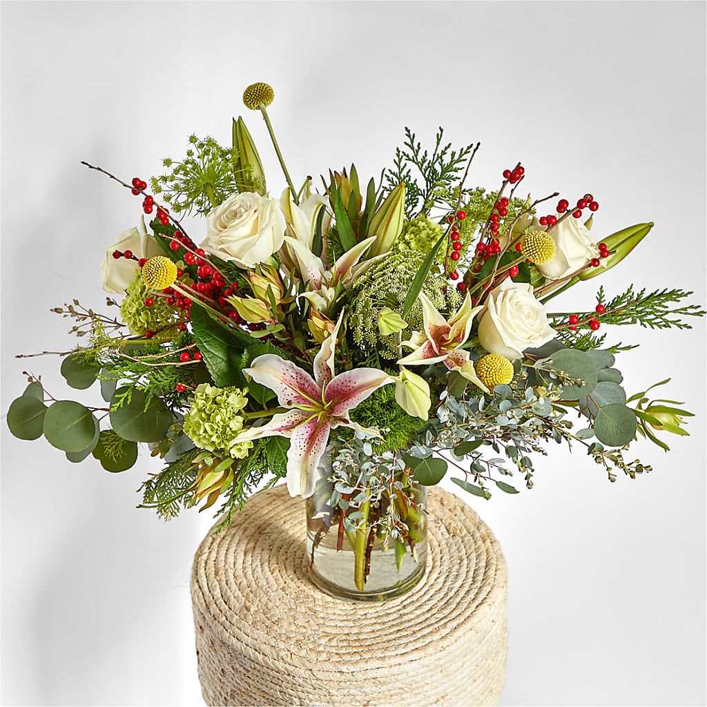 Berry & Bright Bouquet –  Buckeye Flowers, Marysville OH