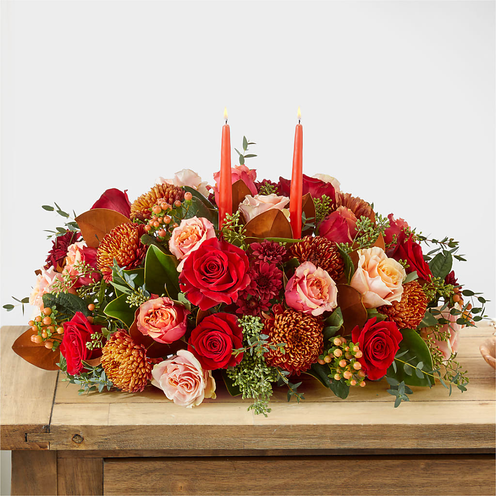 Gather Near Centerpiece –  Buckeye Flowers, Marysville OH