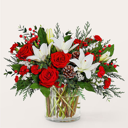 Best in Snow Bouquet –  Buckeye Flowers, Marysville OH